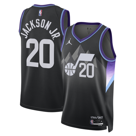 Jaren Jackson Jr. Utah Jazz Jordan Brand Unisex Swingman Jersey - Statement Edition - Black Official NBA Team Apparel Basketball Fan Gear