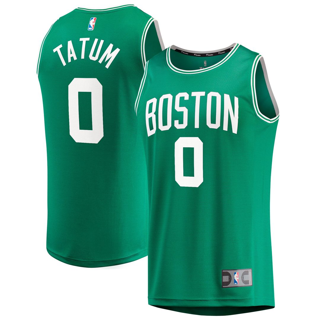 Jayson Tatum Boston Celtics Fanatics Big & Tall Fast Break Player Jersey - Kelly Green - Icon Edition Official NBA Team Apparel Basketball Fan Gear