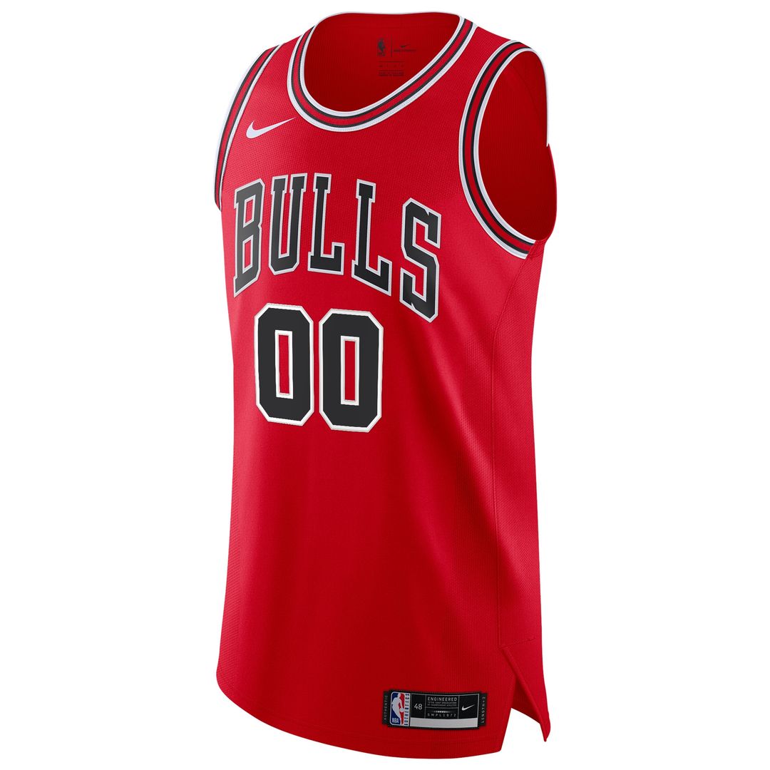 Chicago Bulls Nike Authentic Custom Jersey Red - Icon Edition Official NBA Team Apparel Basketball Fan Gear
