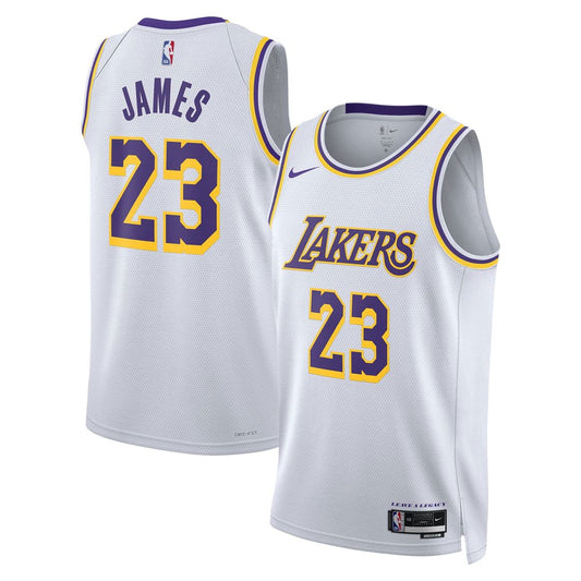 LeBron James Los Angeles Lakers Nike Unisex Swingman Jersey - Association Edition - White Official NBA Team Apparel Basketball Fan Gear