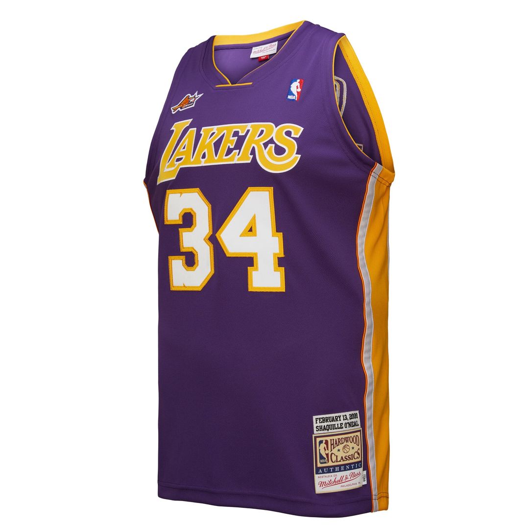 Shaquille O'Neal Los Angeles Lakers Mitchell & Ness 2000 NBA All-Star Game Authentic Jersey - Purple Official NBA Team Apparel Basketball Fan Gear