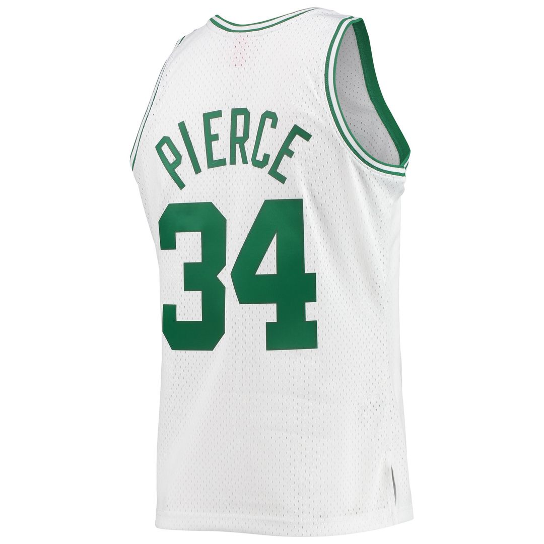 Paul Pierce Boston Celtics Mitchell & Ness Hardwood Classics Swingman Jersey - White Official NBA Team Apparel Basketball Fan Gear