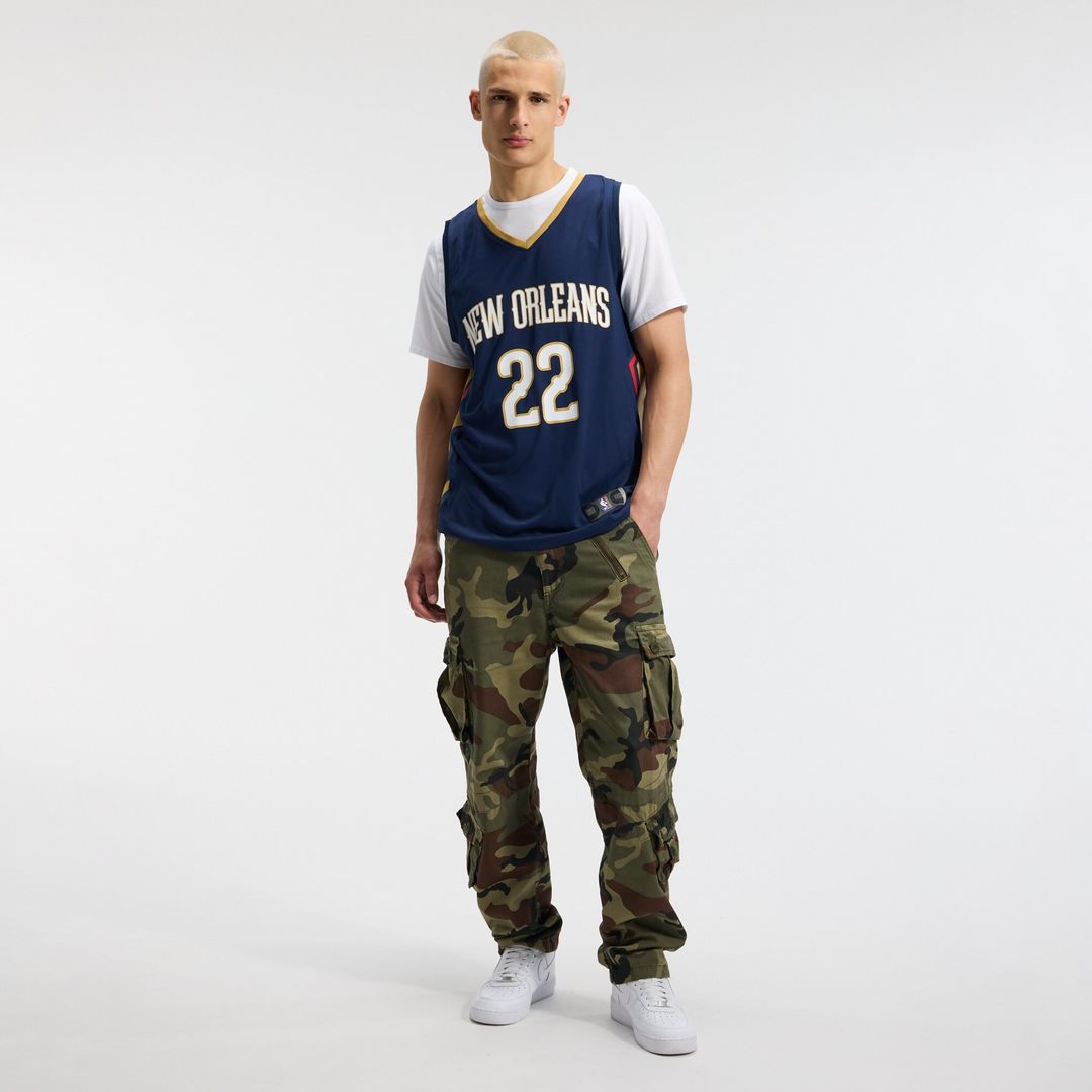 Derik Queen New Orleans Pelicans Fanatics Fast Break Replica Jersey - Icon Edition - Navy Official NBA Team Apparel Basketball Fan Gear