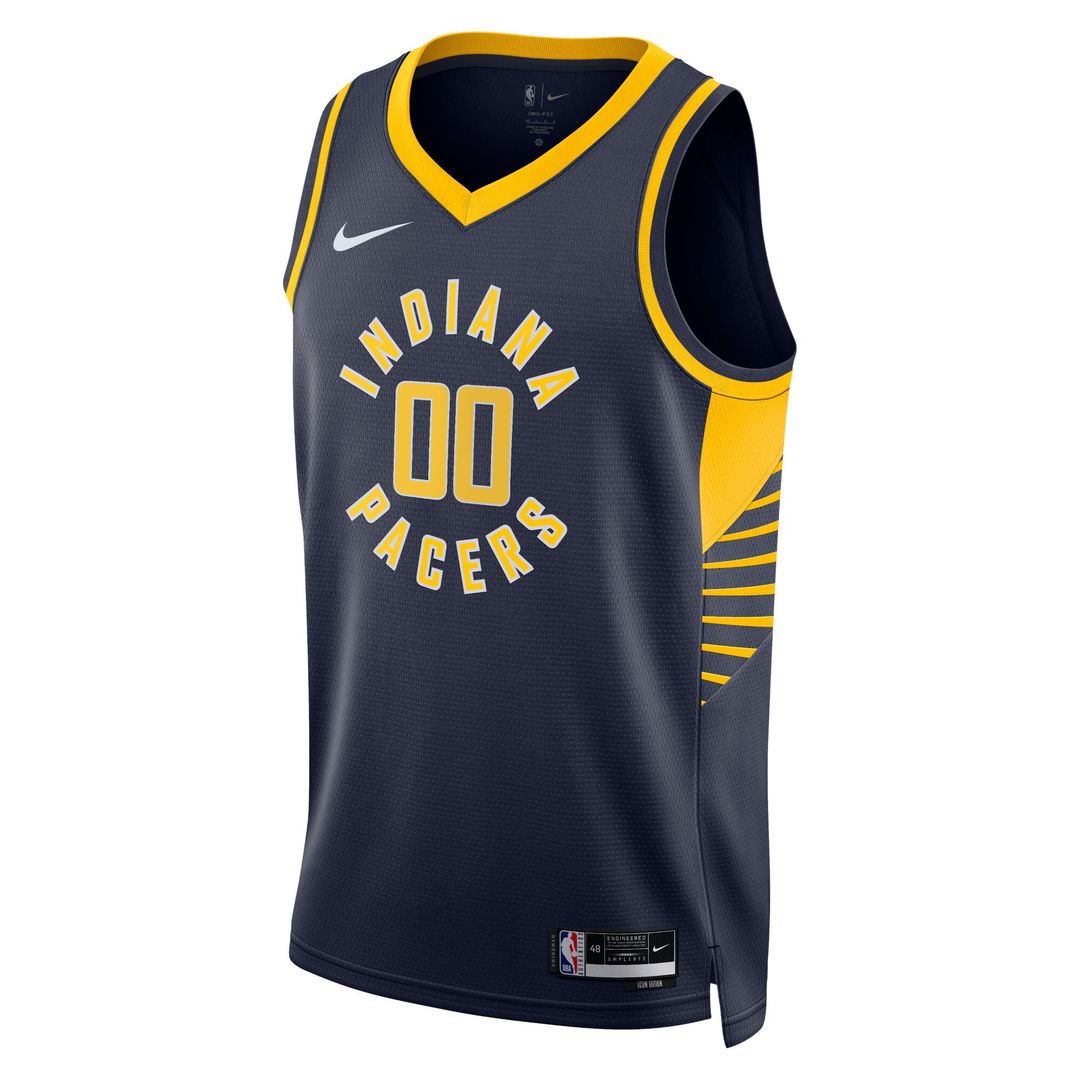 Indiana Pacers Nike Unisex 2022/23 Swingman Custom Jersey Navy - Icon Edition Official NBA Team Apparel Basketball Fan Gear
