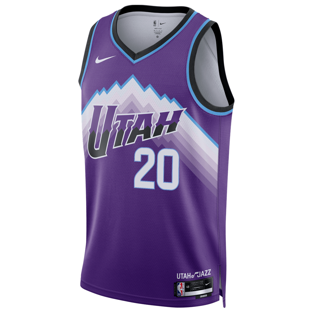 Jaren Jackson Jr. Utah Jazz Nike Unisex Swingman Jersey - Icon Edition - Purple Official NBA Team Apparel Basketball Fan Gear