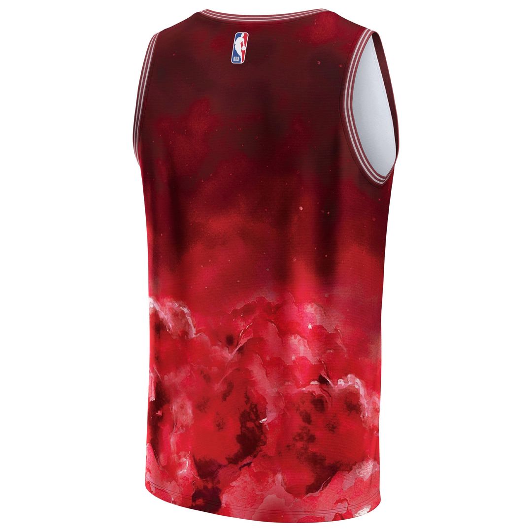 Houston Rockets NBA & KidSuper Studios by Fanatics Unisex Hometown Jersey - Red Official NBA Team Apparel Basketball Fan Gear