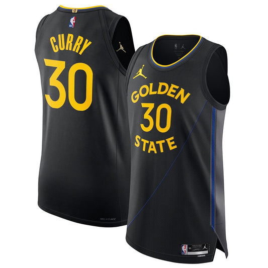 Stephen Curry Golden State Warriors Jordan Brand 2024/25 Authentic Jersey - Statement Edition - Black Official NBA Team Apparel Basketball Fan Gear