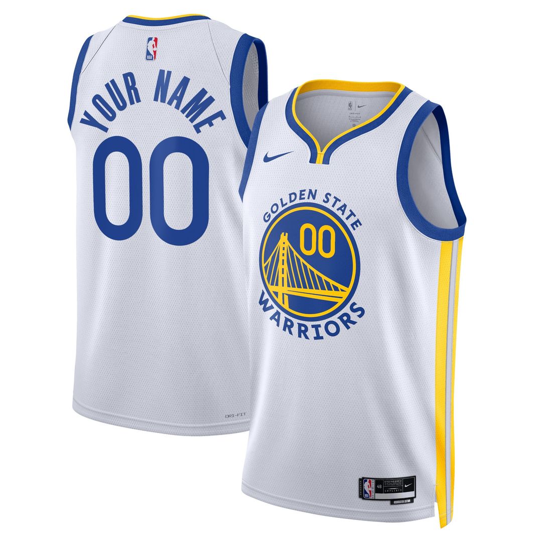 Golden State Warriors Nike Unisex Swingman Custom Jersey Royal - Icon Edition Official NBA Team Apparel Basketball Fan Gear