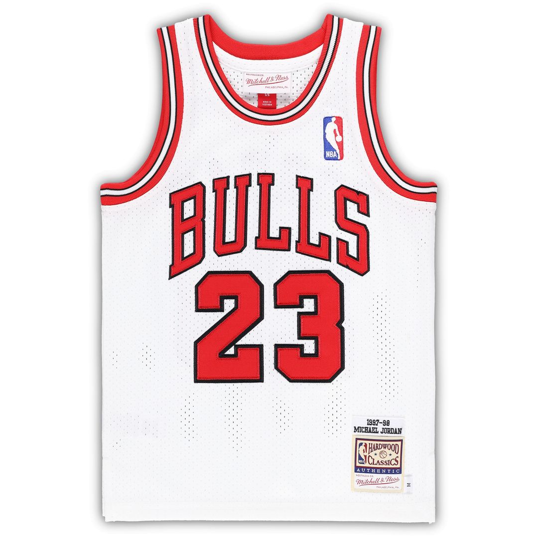 Michael Jordan Chicago Bulls Mitchell & Ness Preschool 1997/98 Hardwood Classics Authentic Jersey - Red Official NBA Team Apparel Basketball Fan Gear