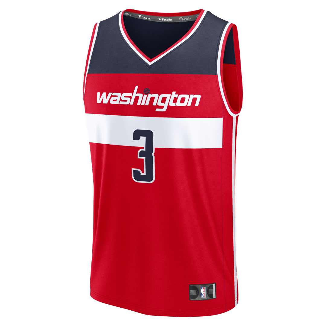Trae Young Washington Wizards Fanatics Fast Break Jersey - Icon Edition - Red Official NBA Team Apparel Basketball Fan Gear