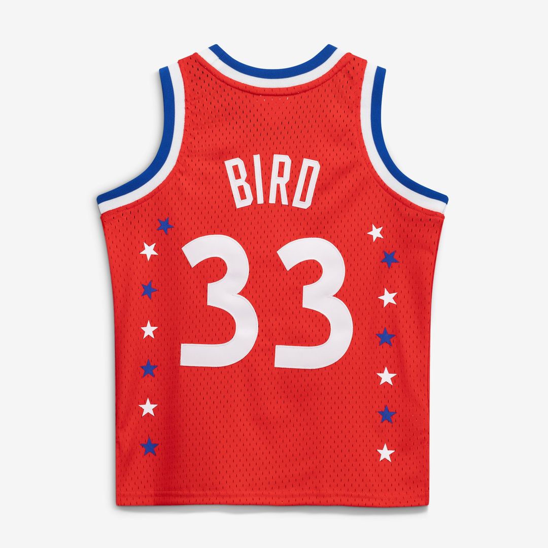 Larry Bird 1983 NBA All-Star Game Mitchell & Ness Youth Hardwood Classics Swingman Jersey - Red Official NBA Team Apparel Basketball Fan Gear