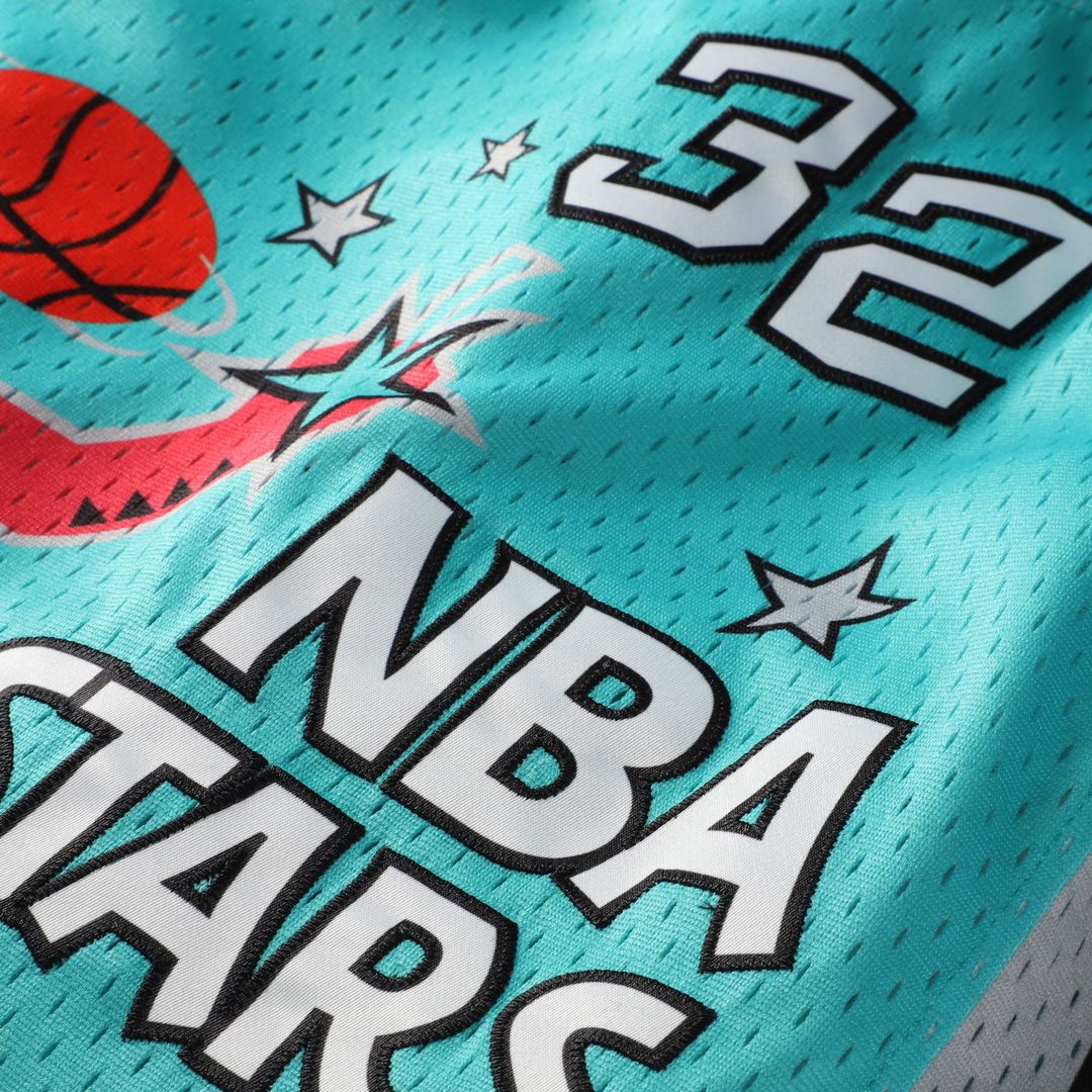 Shaquille O'Neal 1996 NBA All-Star Game Mitchell & Ness Youth Hardwood Classics Swingman Jersey - Teal Official NBA Team Apparel Basketball Fan Gear