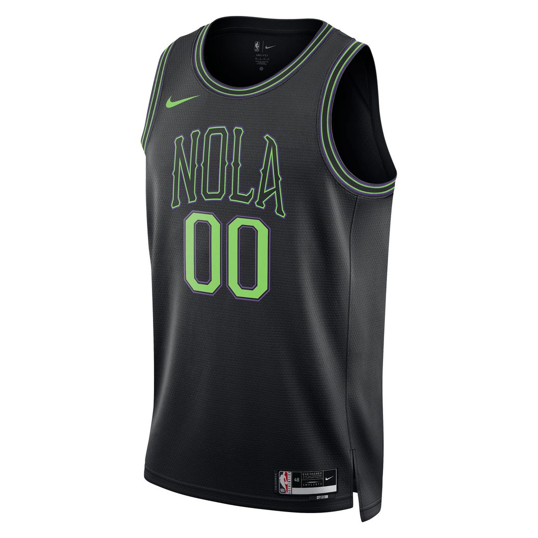 New Orleans Pelicans Nike Unisex 2025/26 City Edition Swingman Custom Jersey - Black Official NBA Team Apparel Basketball Fan Gear