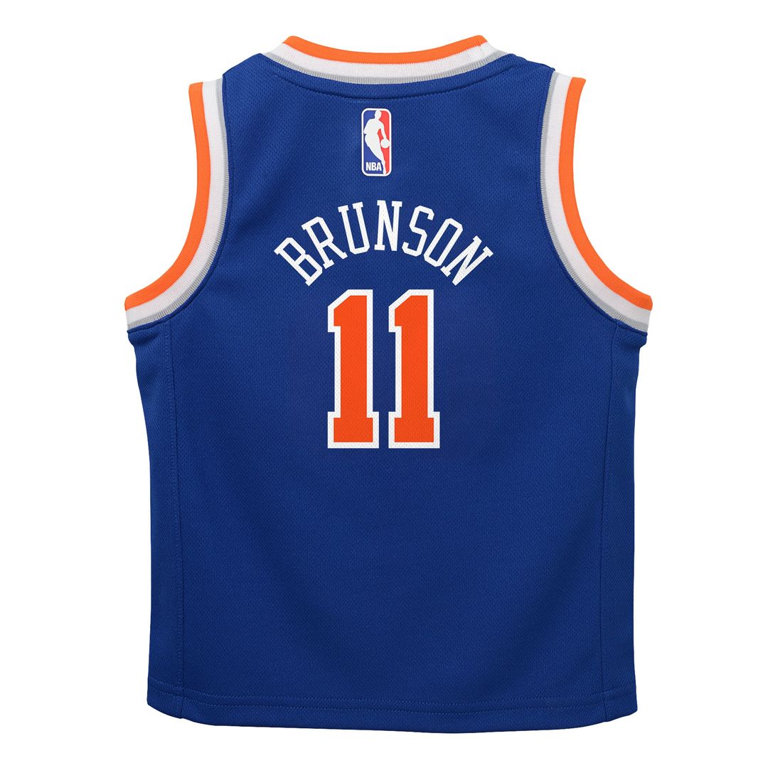 Jalen Brunson New York Knicks Nike Toddler Replica Swingman Jersey - Icon Edition - Blue Official NBA Team Apparel Basketball Fan Gear