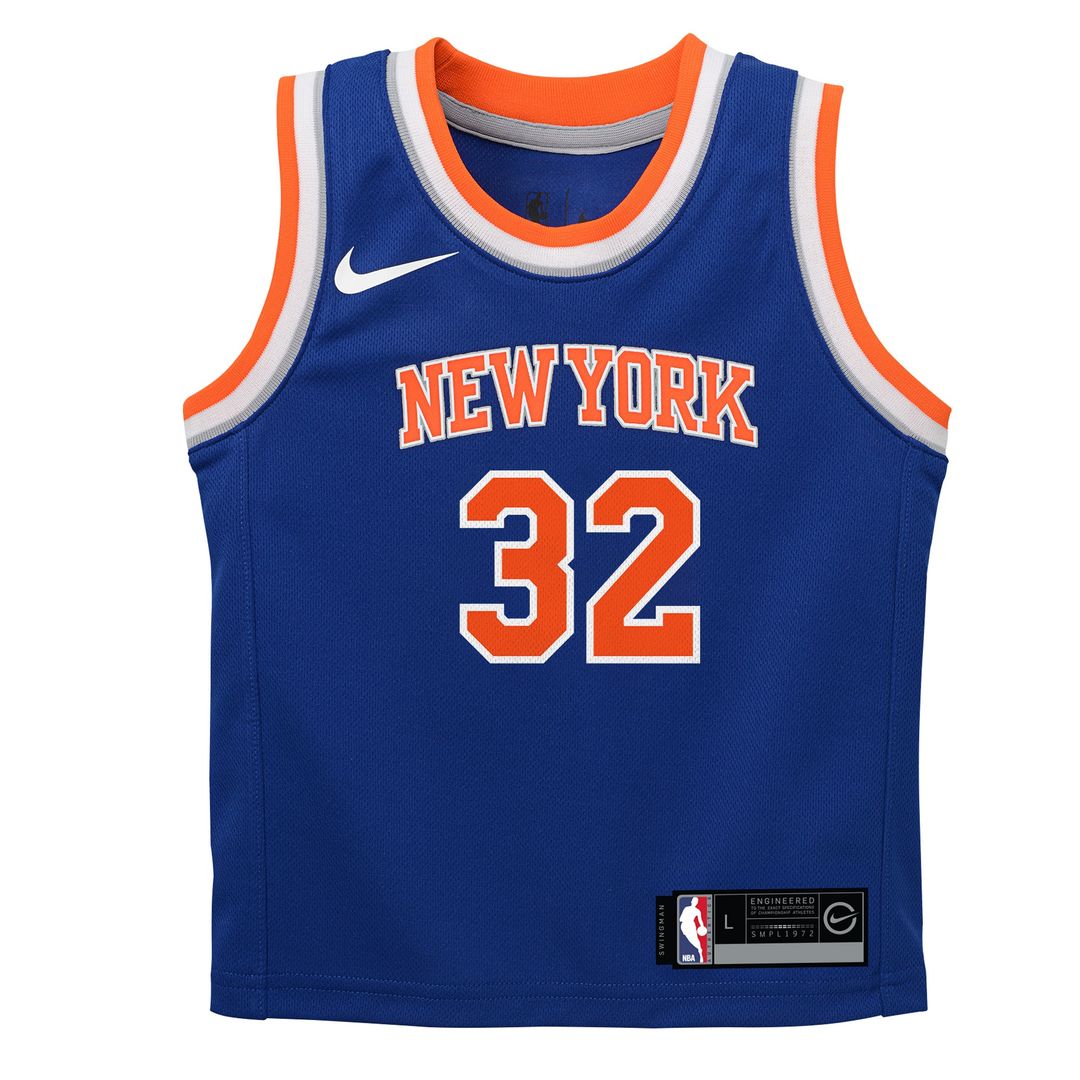 Karl-Anthony Towns New York Knicks Nike Preschool Replica Swingman Jersey - Icon Edition - Blue Official NBA Team Apparel Basketball Fan Gear