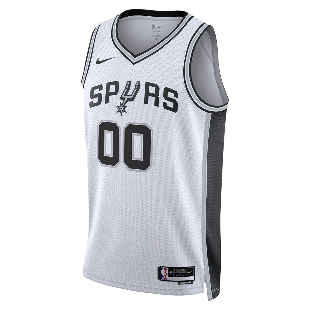 San Antonio Spurs Nike Unisex Swingman Custom Jersey White - Association Edition Official NBA Team Apparel Basketball Fan Gear