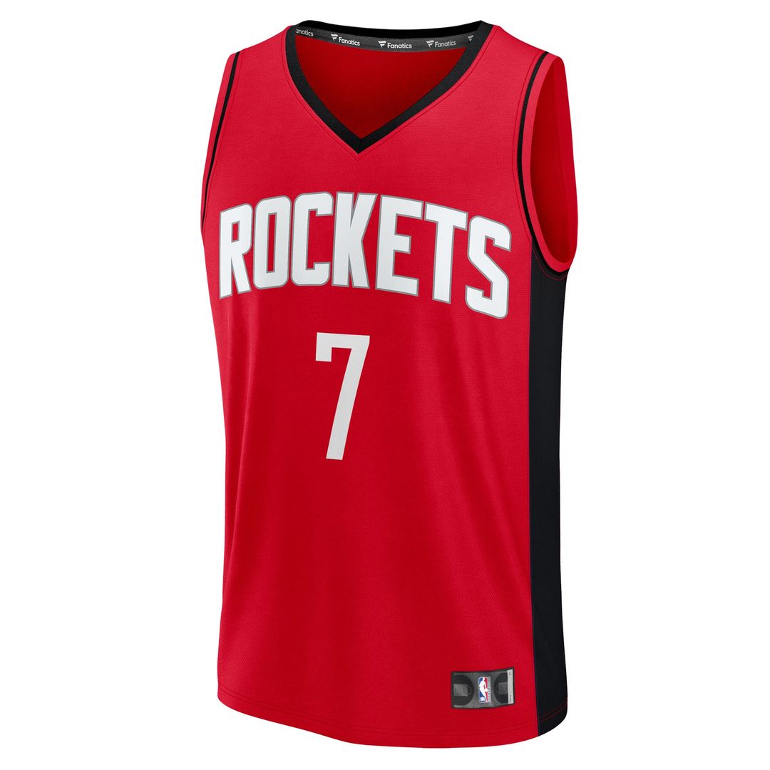 Kevin Durant Houston Rockets Fanatics Youth Fast Break Replica Player Jersey - Icon Edition - Red Official NBA Team Apparel Basketball Fan Gear