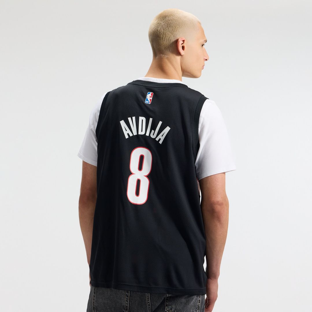 Deni Avdija Portland Trail Blazers Fanatics Fast Break Replica Jersey - Icon Edition - Black Official NBA Team Apparel Basketball Fan Gear