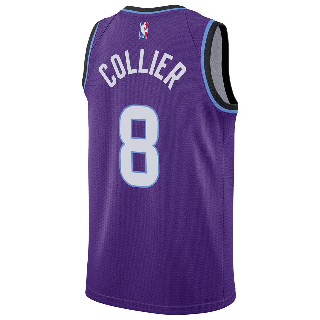 Isaiah Collier Utah Jazz Nike Unisex Swingman Jersey - Icon Edition - Purple Official NBA Team Apparel Basketball Fan Gear