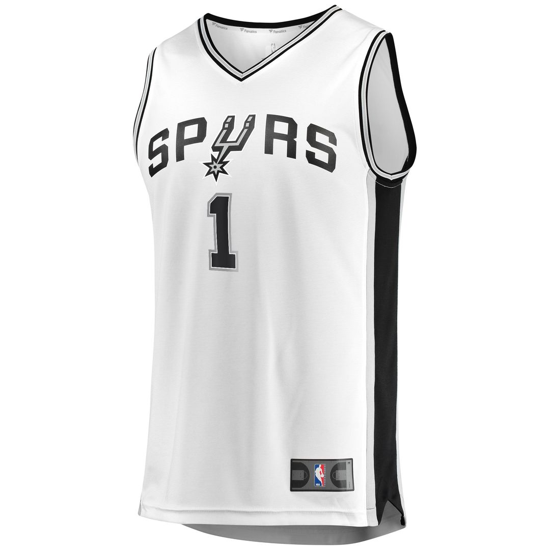 Victor Wembanyama San Antonio Spurs Fanatics Fast Break Replica Player Jersey - Association Edition - White Official NBA Team Apparel Basketball Fan G