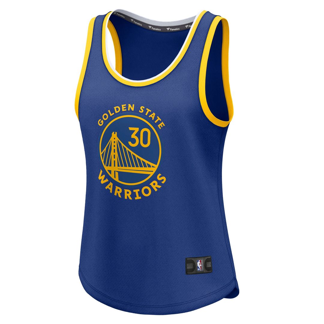 Stephen Curry Golden State Warriors Fanatics Women's Fast Break Player Jersey - Icon Edition - Royal Official NBA Team Apparel Basketball Fan Gear