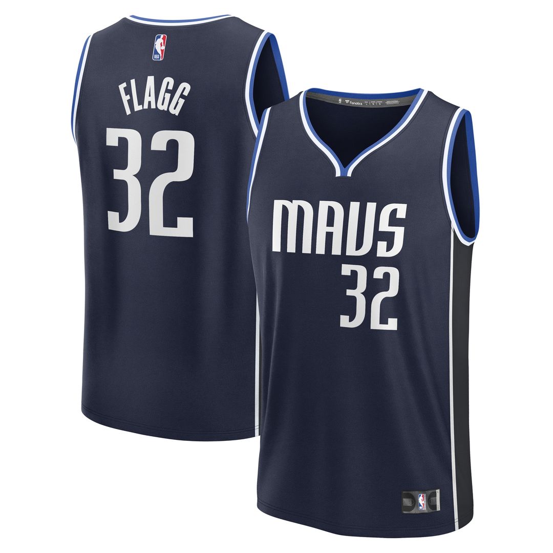 Cooper Flagg Dallas Mavericks Fanatics 2025 NBA Draft First Round Pick Fast Break Replica Jersey - Statement Edition - Navy Official NBA Team Apparel