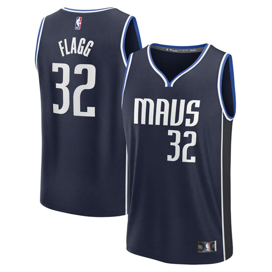Cooper Flagg Dallas Mavericks Fanatics 2025 NBA Draft First Round Pick Fast Break Replica Jersey - Statement Edition - Navy Official NBA Team Apparel