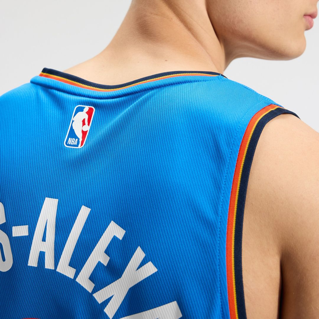 Shai Gilgeous-Alexander Oklahoma City Thunder Fanatics Fast Break Replica Player Jersey - Icon Edition - Blue Official NBA Team Apparel Basketball Fan