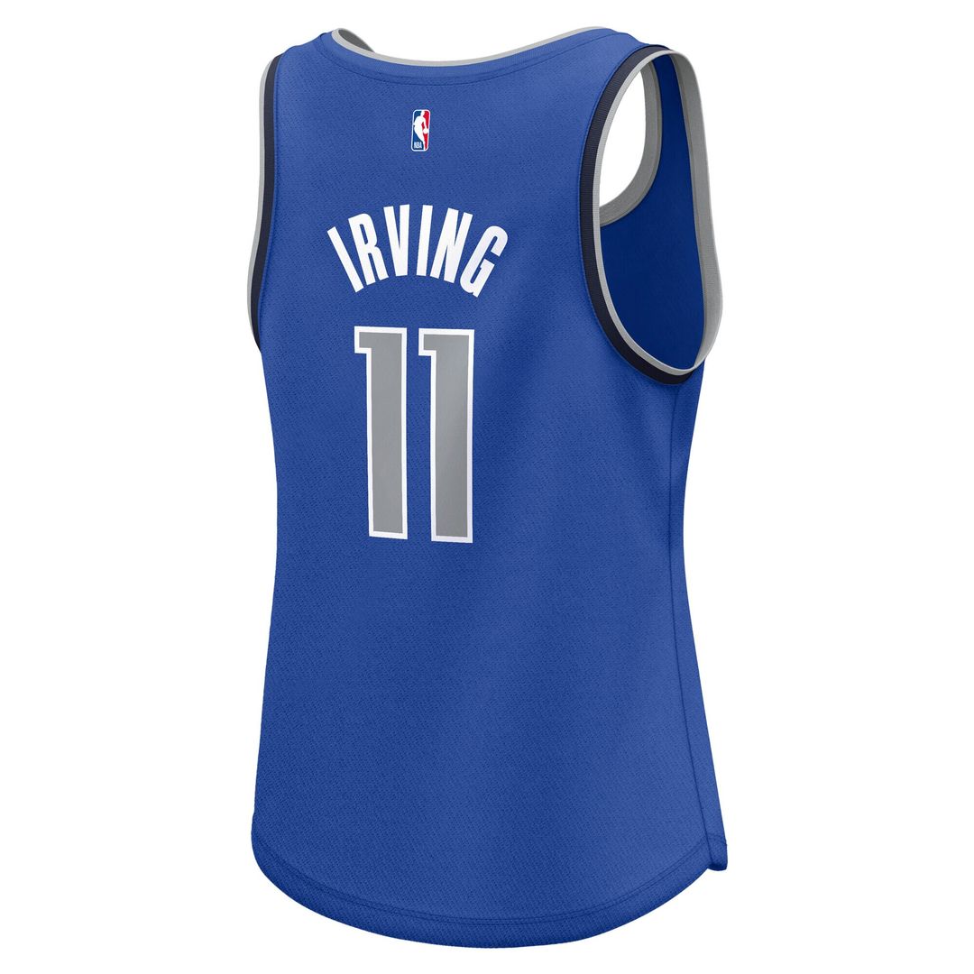 Kyrie Irving Dallas Mavericks Fanatics Women's Fast Break Player Jersey - Icon Edition - Blue Official NBA Team Apparel Basketball Fan Gear