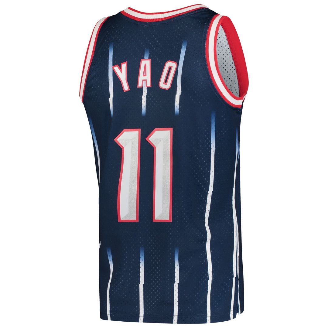 Yao Ming Houston Rockets Mitchell & Ness 2002/03 Hardwood Classics Swingman Jersey - Navy Official NBA Team Apparel Basketball Fan Gear