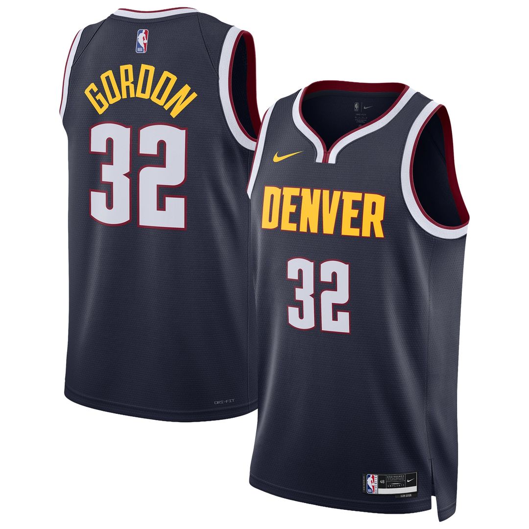 Aaron Gordon Denver Nuggets Nike Unisex Swingman Jersey - Icon Edition - Navy Official NBA Team Apparel Basketball Fan Gear
