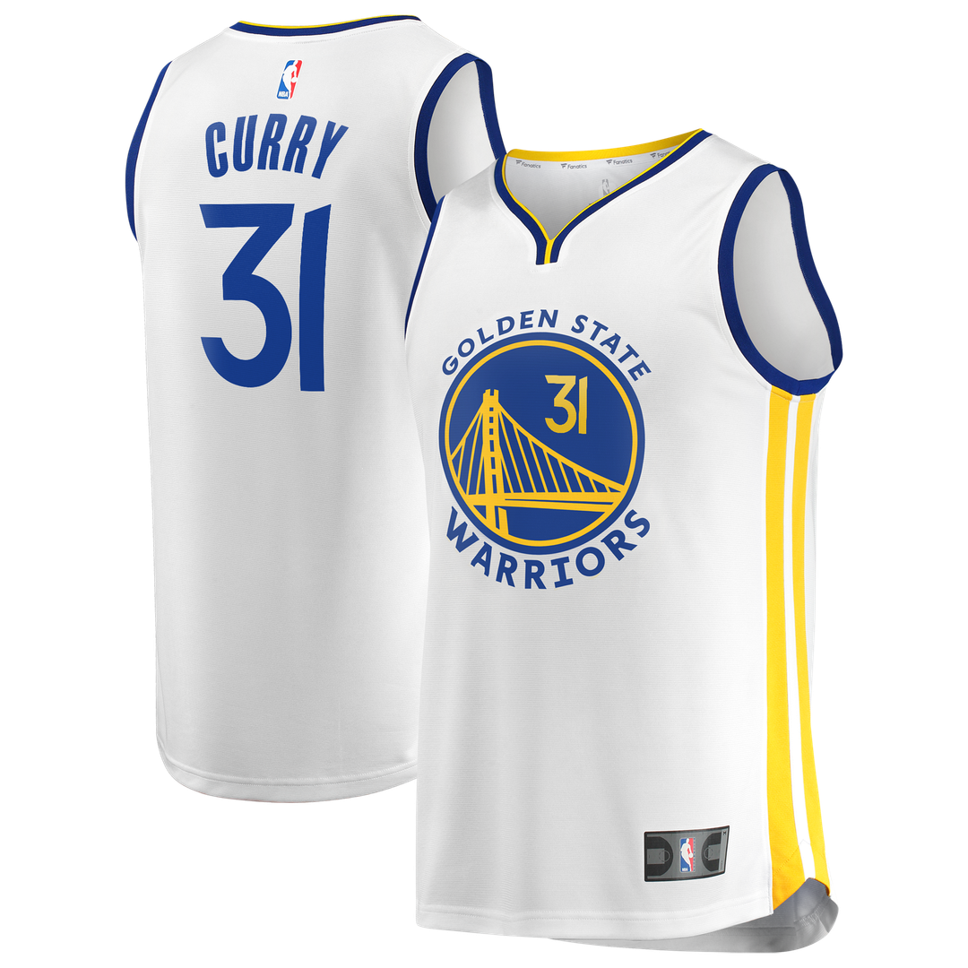 Seth Curry Golden State Warriors Fanatics Fast Break Replica Jersey - White - Association Edition Official NBA Team Apparel Basketball Fan Gear