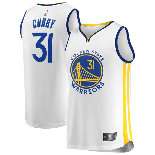 Seth Curry Golden State Warriors Fanatics Fast Break Replica Jersey - White - Association Edition Official NBA Team Apparel Basketball Fan Gear