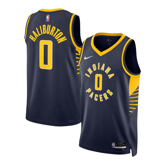Tyrese Haliburton Indiana Pacers Nike Unisex Swingman Jersey - Icon Edition - Navy Official NBA Team Apparel Basketball Fan Gear