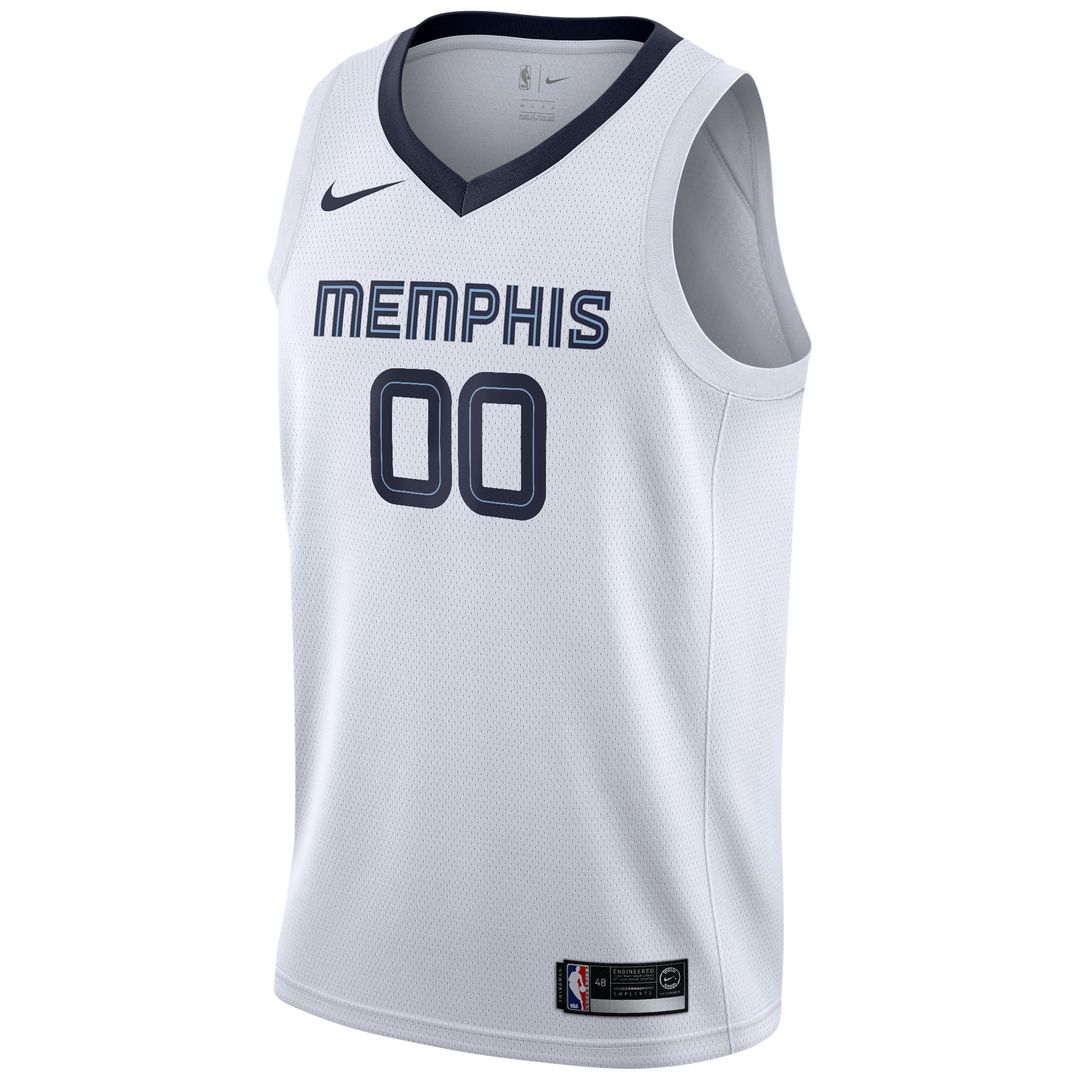 Memphis Grizzlies Nike 2020/21 Swingman Custom Jersey - Association Edition - White Official NBA Team Apparel Basketball Fan Gear