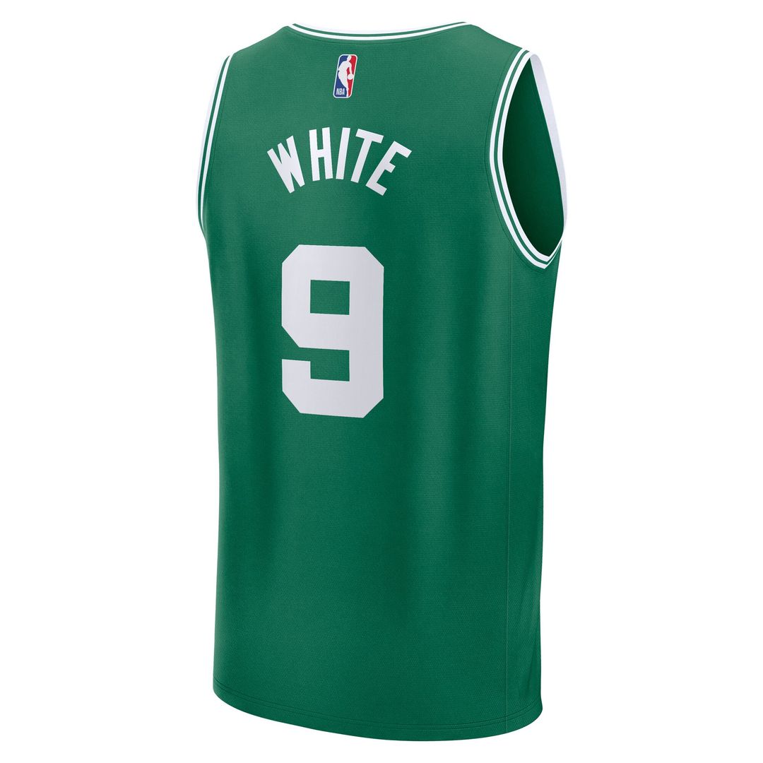 Derrick White Boston Celtics Fanatics Fast Break Replica Player Jersey - Icon Edition - Kelly Green Official NBA Team Apparel Basketball Fan Gear
