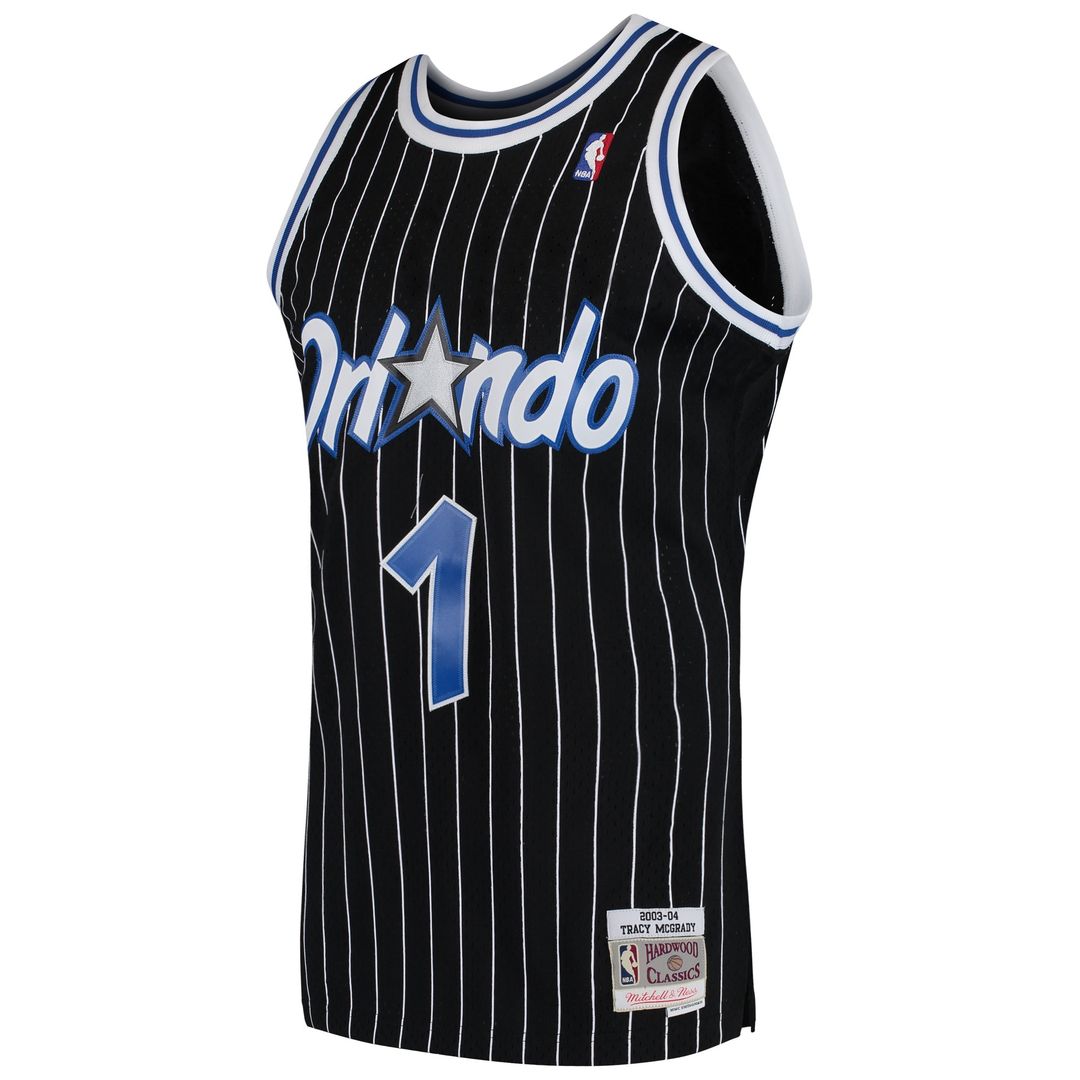 Tracy McGrady Orlando Magic Mitchell & Ness Hardwood Classics Swingman Jersey - Black Official NBA Team Apparel Basketball Fan Gear