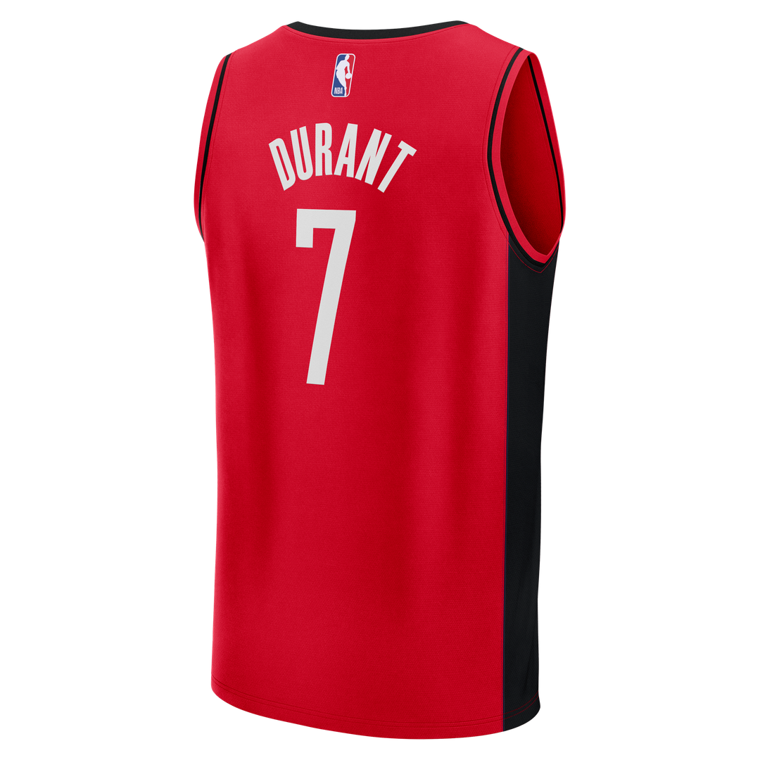Kevin Durant Houston Rockets Fanatics Youth Fast Break Jersey - Icon Edition - Red Official NBA Team Apparel Basketball Fan Gear