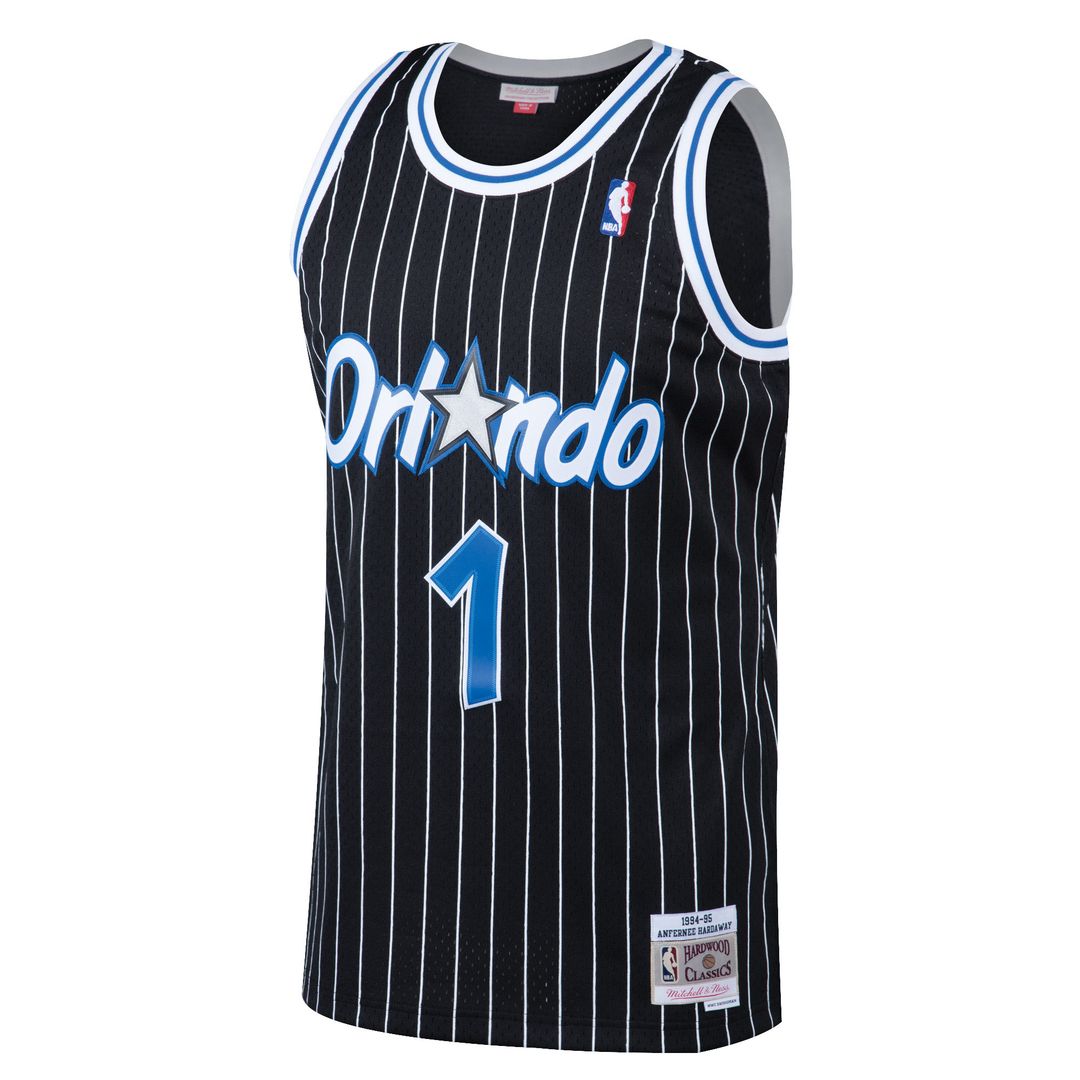 Penny Hardaway Orlando Magic Mitchell & Ness Hardwood Classics Swingman Jersey - Black Official NBA Team Apparel Basketball Fan Gear