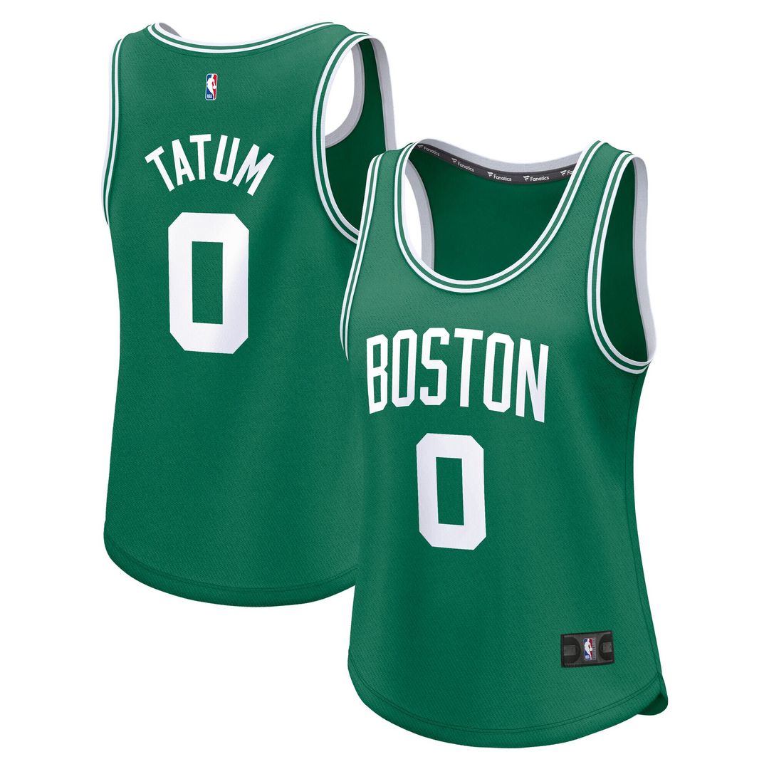Jayson Tatum Boston Celtics Fanatics Women's Fast Break Player Jersey - Icon Edition - Kelly Green Official NBA Team Apparel Basketball Fan Gear