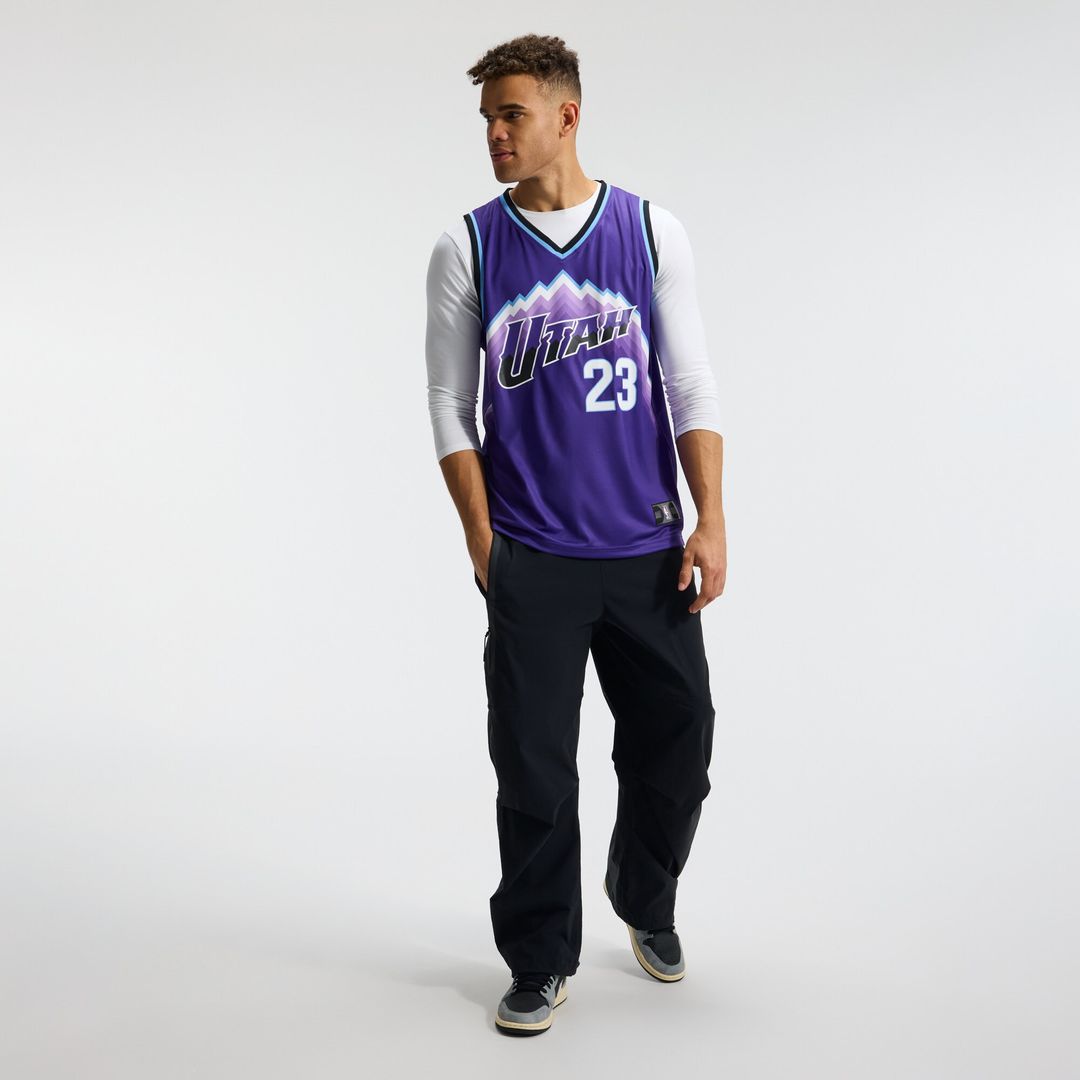 Lauri Markkanen Utah Jazz Fanatics Fast Break Replica Jersey - Icon Edition - Purple Official NBA Team Apparel Basketball Fan Gear