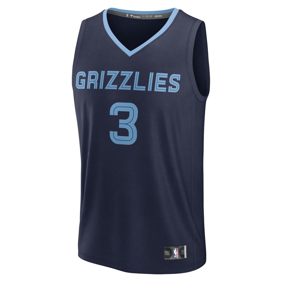 Kentavious Caldwell-Pope Memphis Grizzlies Fanatics Youth Fast Break Replica Player Jersey - Icon Edition - Navy Official NBA Team Apparel Basketball
