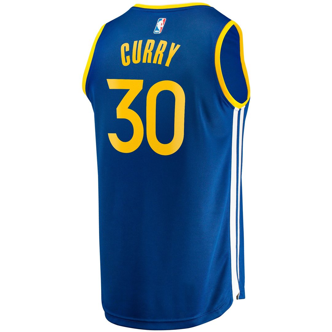 Stephen Curry Golden State Warriors Fanatics Big & Tall Fast Break Player Jersey - Royal - Icon Edition Official NBA Team Apparel Basketball Fan Gear
