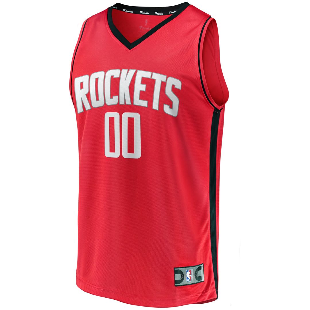 Houston Rockets Fanatics Youth Fast Break Custom Replica Jersey - Icon Edition – Red Official NBA Team Apparel Basketball Fan Gear