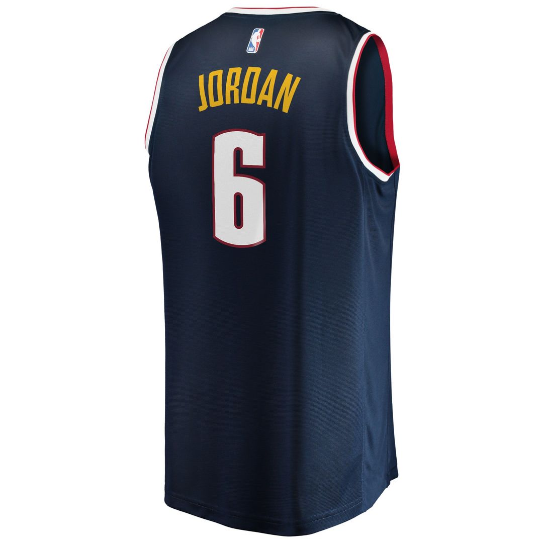 DeAndre Jordan Denver Nuggets Fanatics Youth Fast Break Player Jersey - Icon Edition - Navy Official NBA Team Apparel Basketball Fan Gear