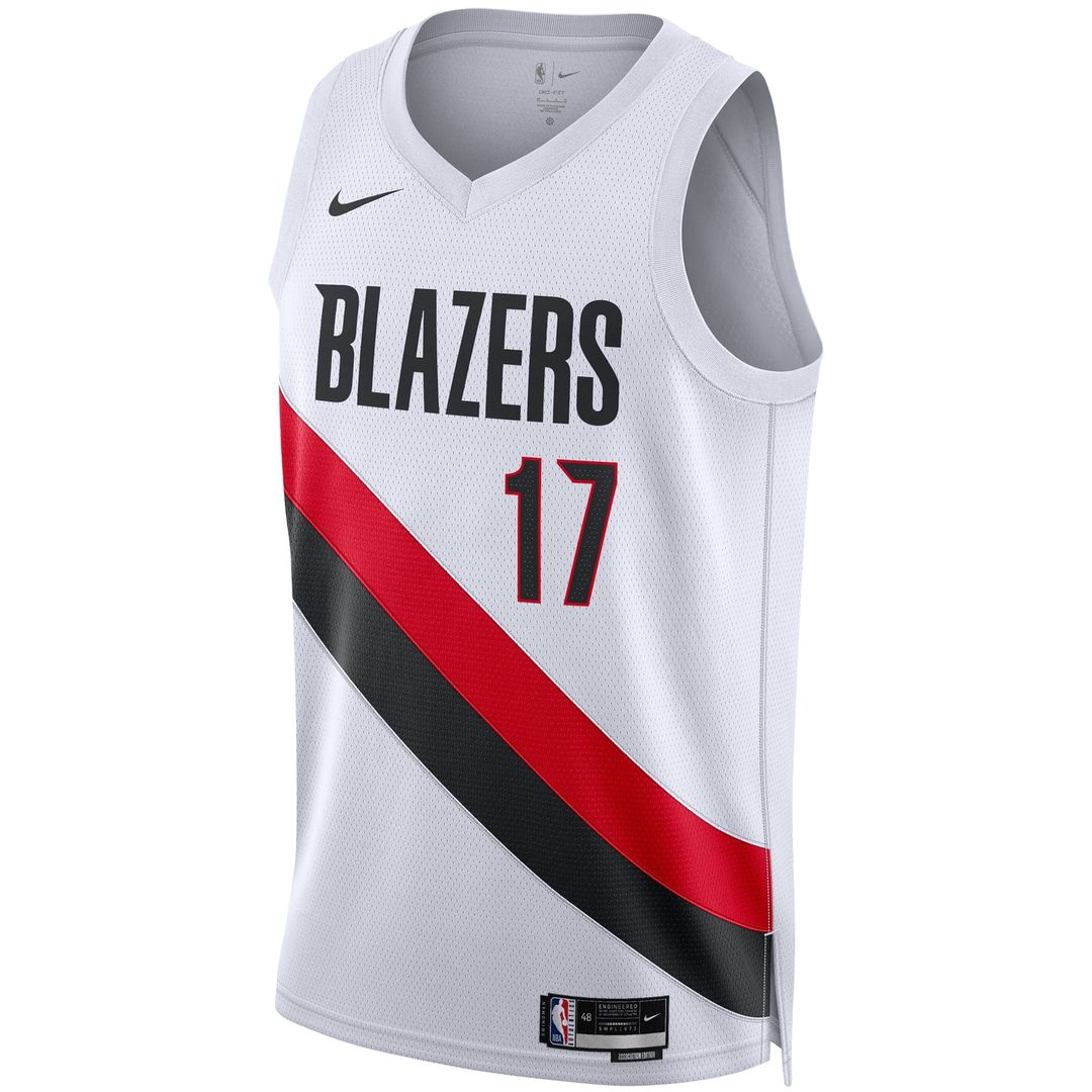 Shaedon Sharpe Portland Trail Blazers Nike Unisex Swingman Player Jersey - Association Edition - White Official NBA Team Apparel Basketball Fan Gear