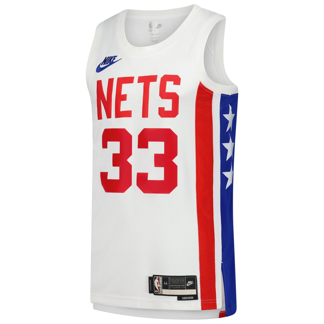 Nic Claxton Brooklyn Nets Nike Swingman Jersey - Classic Edition - White Official NBA Team Apparel Basketball Fan Gear