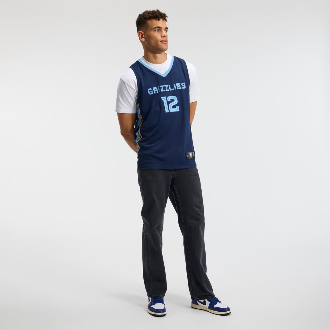 Ja Morant Memphis Grizzlies Fanatics Fast Break Replica Player Jersey - Icon Edition - Navy Official NBA Team Apparel Basketball Fan Gear