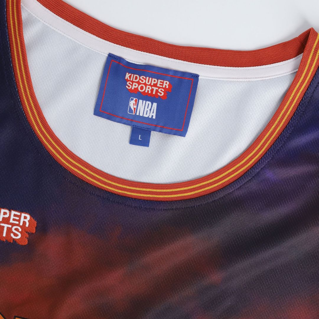 Phoenix Suns NBA & KidSuper Studios by Fanatics Unisex Hometown Jersey - Red Official NBA Team Apparel Basketball Fan Gear