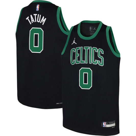 Jayson Tatum Boston Celtics Jordan Brand Youth Swingman Jersey - Statement Edition - Black Official NBA Team Apparel Basketball Fan Gear